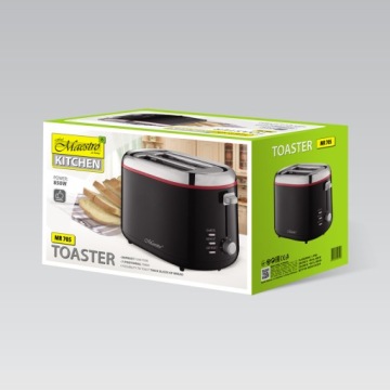 Тостер для хлеба Черный 850Вт Maestro