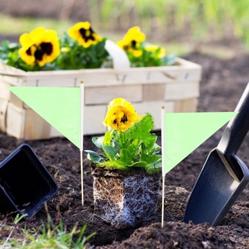 Флажки для разметки двора. Маленькие маркеры для разбрызгивания газона.