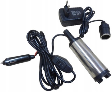 Pompa zanurzeniowa do oleju 12V / 230V 38mm ZASILACZ