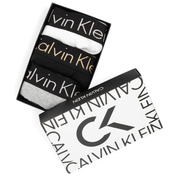 Bokserki męskie majtki CALVIN KLEIN zestaw 3-pak rozmiar L