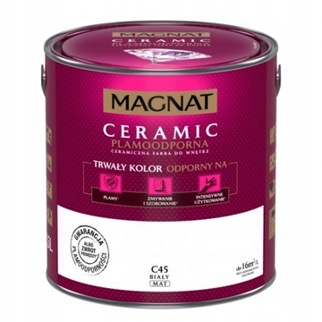 MAGNAT CERAMIC FARBA - C45- BIAŁY - 2,5L