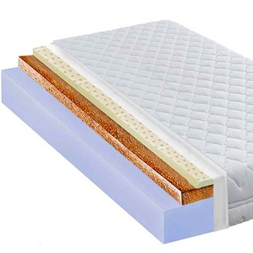 MATERAC 80X190 LATEKS KOKOS DLA DZIECI TWARDY 20CM