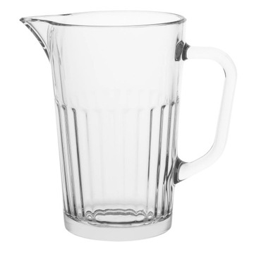 DZBANEK SZKLANY Duży Do Lemoniady Napojów 1230 ml z Rączką GRUBE SZKŁO