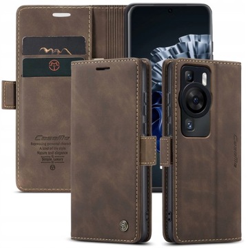 Etui Magnet skórzane z klapką do Huawei P60 Pro