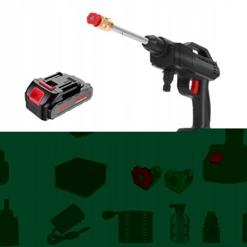 MYJKA CIŚNIENIOWA BEZPRZEWODOWA 24V 550W 2 AKU