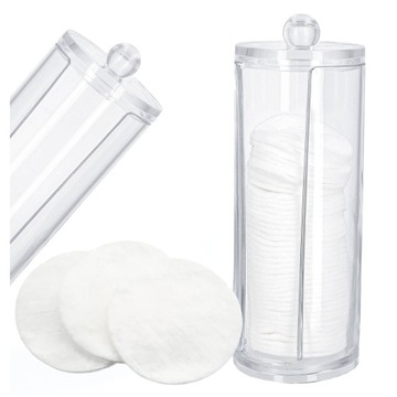 ORGANIZER DO ŁAZIENKI pudełko pojemnik na waciki łazienkowy kosmetyczne