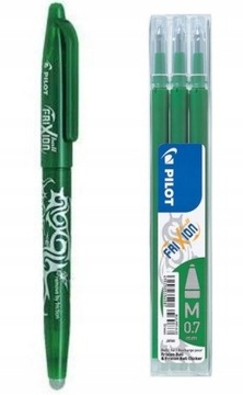 Стираемая шариковая ручка FRIXION 0.7 GREEN PILOT