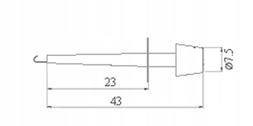43 -мм красный измеренный захватчик