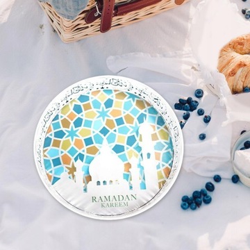 Поднос для торта Eid, круглая подставка для десерта