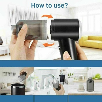 МИНИ-АВТОМОБИЛЬНЫЙ ПЫЛЕСОС, ПОРТАТИВНЫЙ АККУМУЛЯТОРНЫЙ ПЫЛЕСОС С USB-РУЧКОЙ