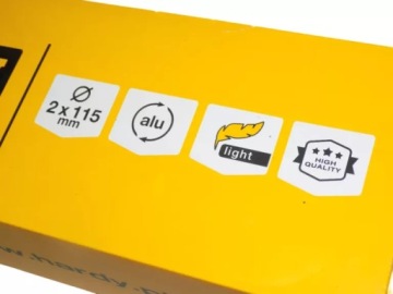 АЛЮМИНИЕВАЯ ПРИСОСКА 2X115MM HARDY + PUD.