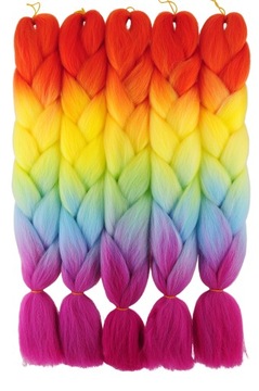 СИНТЕТИЧЕСКИЕ ВОЛОСЫ ЦВЕТНЫЕ ОМБРЕ БРИДЖИ 4-01Z