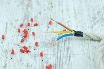 кабельная концевая втулка для плетеного кабеля 1.5мм2 10шт паук
