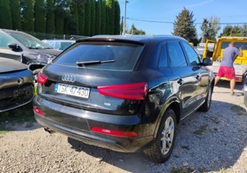 Audi Q3 I SUV 2.0 TDI 140KM 2012 Audi Q3 2012r, 2.0 TDI. Uszkodzony przod. Jezdzi. 2.0 Diesel 140KM, zdjęcie 2