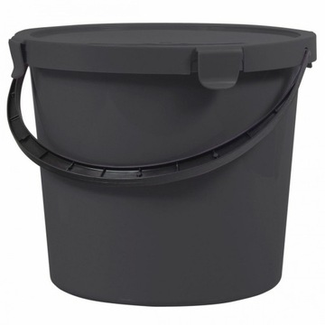 Plast Team Wiadro 10l Berry Z Pokrywą Szare 6079..
