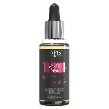 APIS Night Fever регенерирующее масло для кутикулы и ногтей с витамином Е 30мл