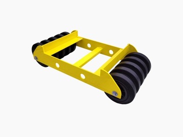 Wózek Transportowy Rolka Pod Koło 1500kg 13kg Ż5B