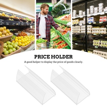 Держатель этикетки для полки Деревянные полки 30 шт.