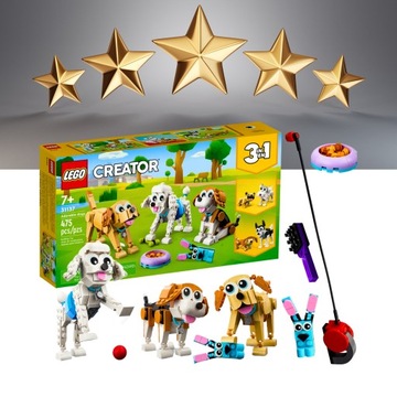 НАБОР ДЕТСКИХ БЛОКОВ LEGO CREATOR CUTE DOGS 3 В 1 DOGS DOGS 3 В 1 7+