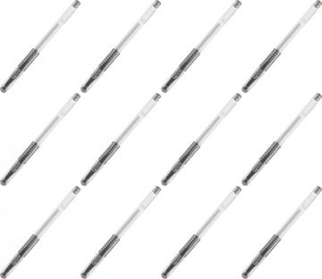 Długopis żelowy pióro Grand GR-101 0.5mm srebrny x12
