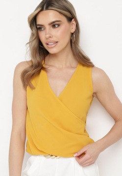 Born2Be Żółty Top damski M
