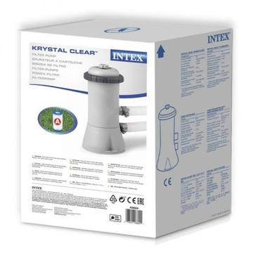 INTEX 28638 Фильтрующий насос для бассейна A 3785 л + ШЛАНГИ + ЗАЖИМЫ + ФИЛЬТР