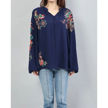 DESIGUAL luźna bluzka GENEVA oversize S (M)