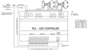 RCL-System Лестничный контроллер RCL-LED BASIC, датчик расстояния RG_1