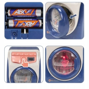 СТИРАЛЬНАЯ МАШИНА АВТОМАТ ЗВУК СВЕТ ВОДА БЫТОВАЯ ТЕХНИКА 3CE