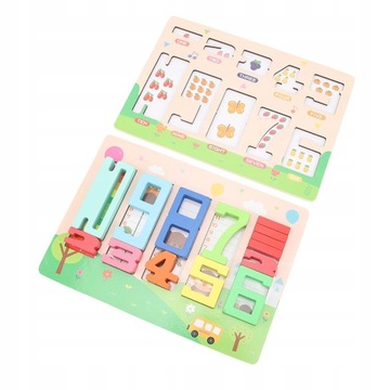 Number Building Blocks Balance Toy Kolorowe