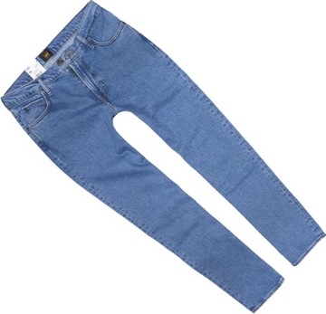 LEE WEST relaxed spodnie jeansowe LIGHT NEW HILL proste W30 L32