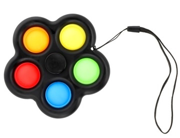 БРЕЛОК ДЛЯ БРЕЛОК SIMPLE DIMPLE FIDGET SPINNER POP IT 5 POP