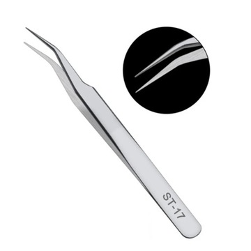 Длинные щипцы из нержавеющей стали, угловой медицинский пинцет с прямой головкой ST-10,