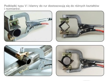 Сильная зажима ручной пряжки для труб 216x76x50-80 мм M8 PG634V