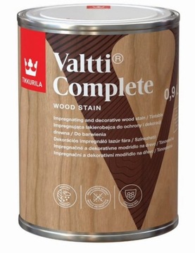 Lakierobejca Tikkurila Valtti Complete 0,9L Kolor3