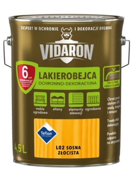 VIDARON LAKIEROBEJCA OCHRONNA SOSNA ZŁOCISTA 4,5L