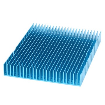 ALUMINIOWY RADIATOR DO PCB WZMACNIACZA MOCY PROCESORA NIEBIESKI