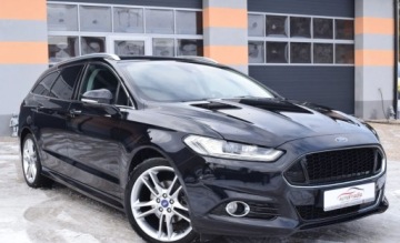 Ford Mondeo V Kombi 2.0 TDCi Bi-Turbo 210KM 2016 Ford Mondeo 2.0 TDCI 210 PS PowerShif ST-Line Fuul Ledy kamera Lopatki Na, zdjęcie 2