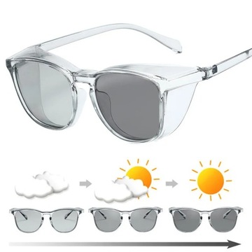 New TR90 Polarized Discoloration Sunglasses Anti-Pollen allergy Anti Wind
