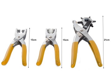 Набор для работы с кожей, отверстия, заклепки, глазки, кнопки.