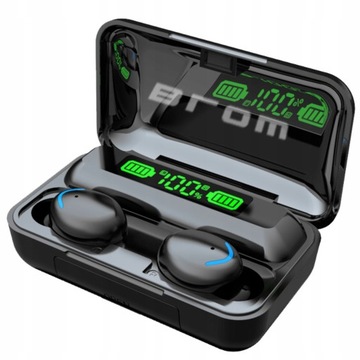 БЕСПРОВОДНЫЕ НАУШНИКИ BLUETOOTH 5.1 + МИКРОФОН POWERBANK СПОРТИВНЫЕ ВКЛАДЫШИ