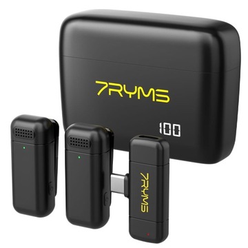 BEZPRZEWODOWY MIKROFON KRAWATOWY DLA ANDROID USB-C