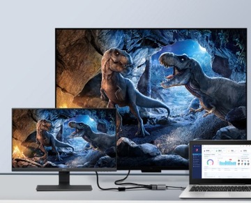 АДАПТЕР-ХАБ USB-C Адаптер HDMI 4K VGA M1 2-в-1