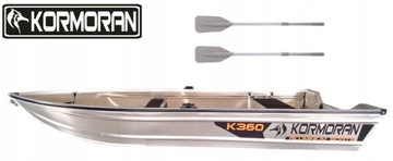 Łódź Aluminiowa K360L Kormoran Łódka WĘDKARSKA