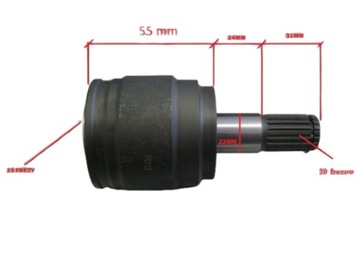 ШРУС HONDA RUBICON FOREMAN RINCON 680 Внутренний передний WE271171