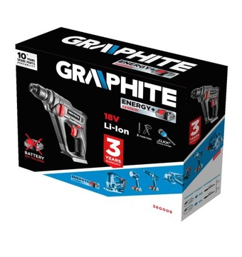 GRAPHITE MŁOTOWIERTARKA SDS-plus 18V 1x4Ah 58G009