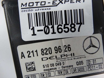 MERCEDES E TŘÍDA W211 MODUL ALARMU A2118209626