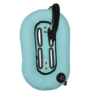 Butla nurkowa Donut Wing Single Tank Professional jasnoniebieska