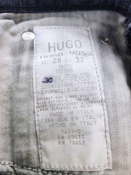 HUGO BOSS HW10 MĘSKIE SPODNIE JEANS rozm. W26 L32