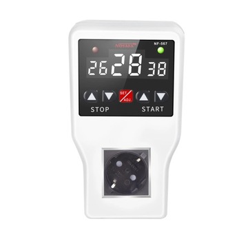 NF-567 czasowy regulator temperatury wyłącznik czasowy biały